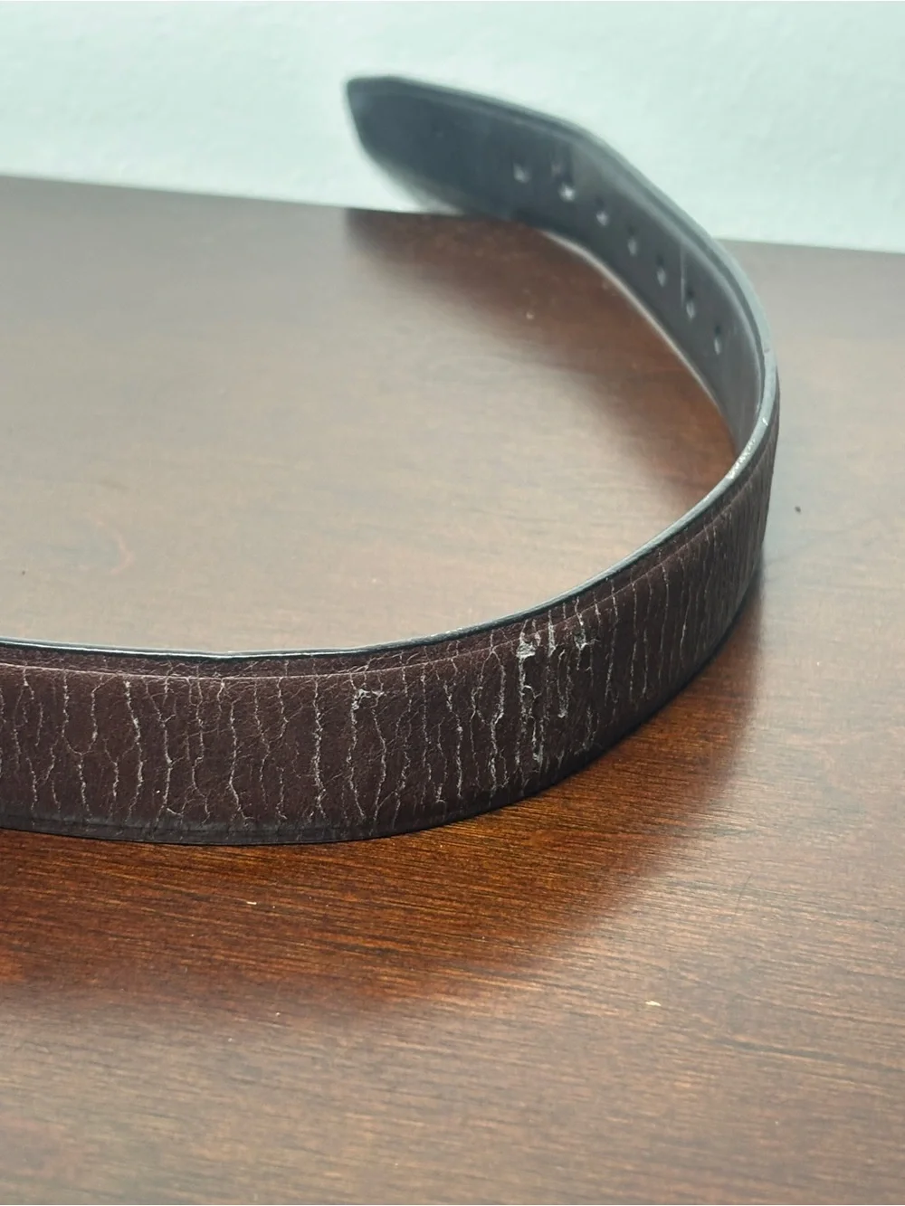 Dockers Black/Brown leather reversible belt with Silver Buckle